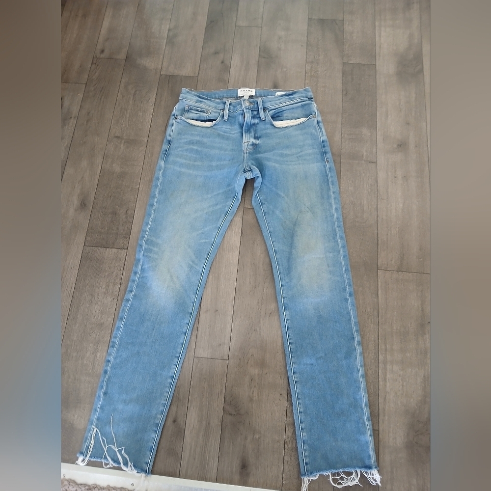 Frame Jeans Size 30     L' Homme Slim Style Frayed Hem For Men